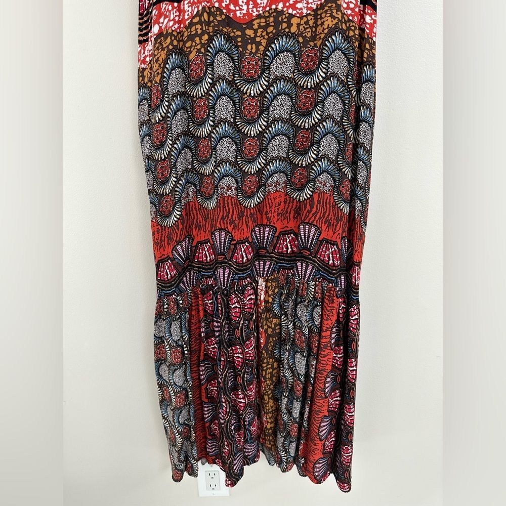 Corey Lynn Calter Doriane Maxi Dress Medium Anthropologie Tiered Boho Festival - Picture 4 of 9